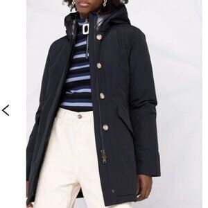 Woolrich Arctic Hooded Parka Coat NWT Black Size M